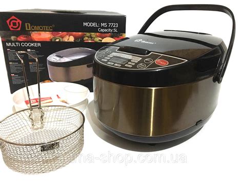 ARTMA SHOP Мультиварка с фритюрницей Domotec MS-7723, 11 программ, 6л ...