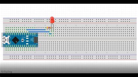 Fritzing Tutorial With Arduino Nano LED YouTube