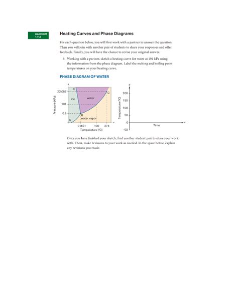 Heating Curves And Phase Change Diagrams Heating Curves And