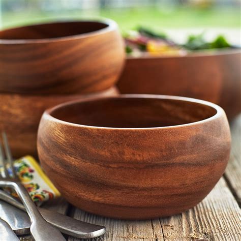 Acacia Wood Salad Bowl Sur La Table