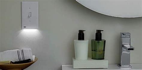 illuminated light switch built  led night lights nerd techy