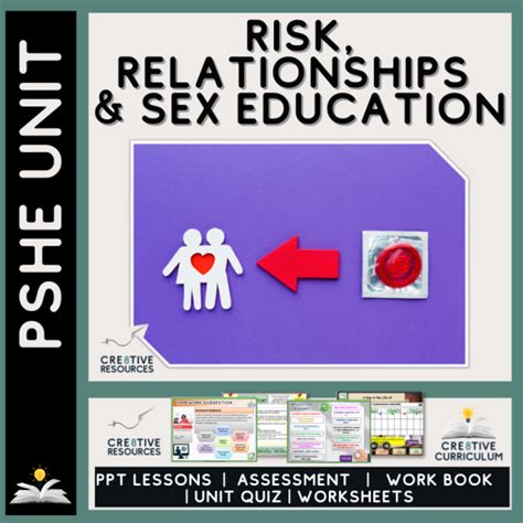 Cre8tive Resources Risk Relationships And Sex Education Unit