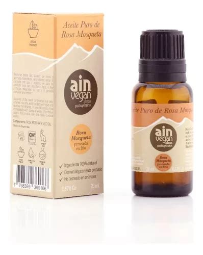 Ain Vegan Aceite 100 Puro De Rosa Mosqueta Prensado En Frío