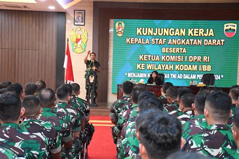 Kasad Kembali Tegaskan Netralitas Ketua Komisi I Dpr Ri Yakin Tni