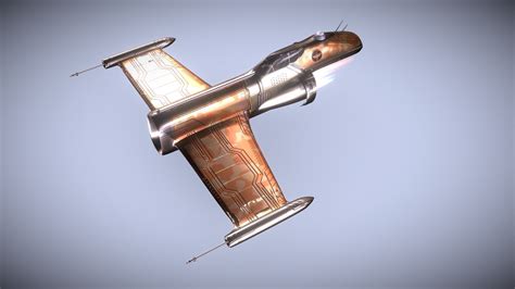 T-WING Star Wars inspired interceptor - FREE - Download Free 3D model ...