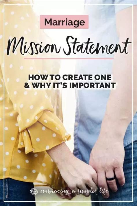 Marriage Mission Statement Why Its Important And How To Create One