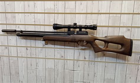 £495 Kral Nish 177 Pcp Rifle Package Walnut Stock Rr0812001