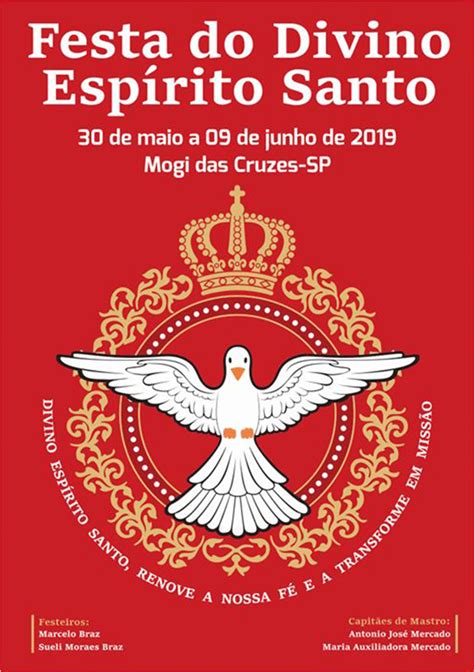 Cartaz Digital Da Festa Do Divino De Mogi Das Cruzes Sp Source