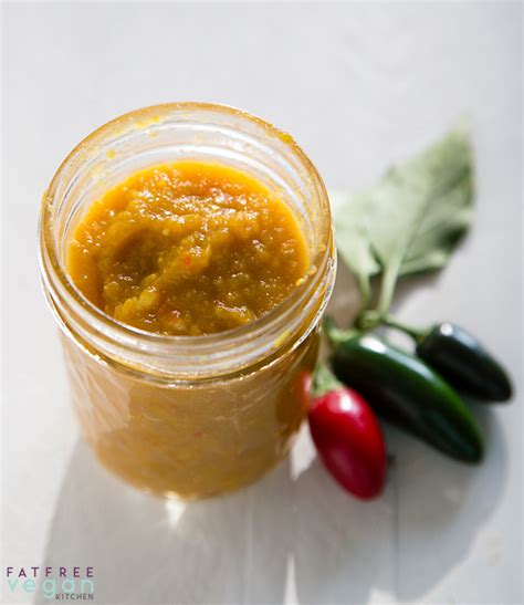 Green Tomato Pepper Butter Recipe From Fatfree Vegan Kitchen