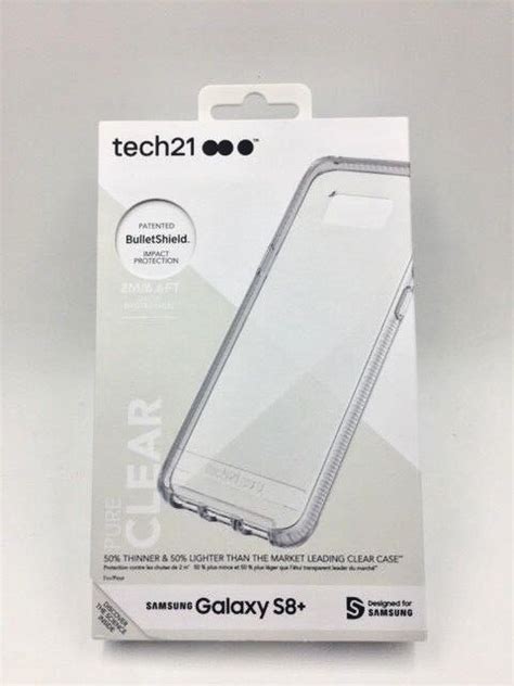 Tech Pure Transparent Impact Protection Slim Fine Tui Pour Samsung