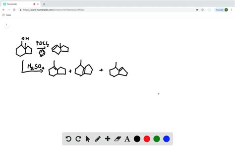 SOLVED A What Is The Major Alkene Formed When A Is Dehydrated With H2