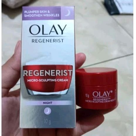 Jual OLAY Regenerist Micro Sculpting Night Cream 10gr NEW Shopee