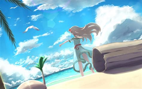 100 Anime Beach Wallpapers