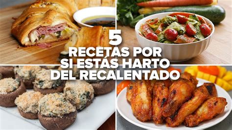 5 Recetas por si estás harto del recalentado YouTube