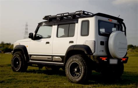 Maruti Suzuki Jimny X Suv Modified With Adventure Accessories Looks