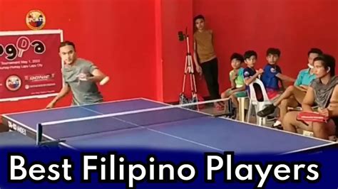 Best Filipino Table Tennis Players From Cebu Youtube