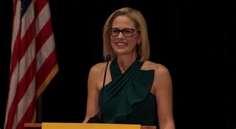 Democrat Kyrsten Sinema delivers victory speech after winning Arizona ...