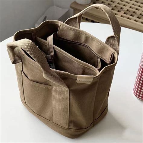 Japanese Style Canvas Bag Bento Bag Tote Bag Canvas Women S Bag