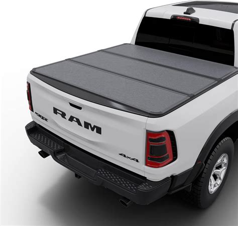 Toptiny Hard Folding Truck Bed Tonneau Cover Thtf012fits 2009 2023 Dodge Ram 1500 6 4 Bed