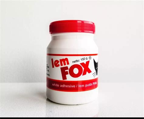 Lem Fox Putih G Lem Fox Super Lem Putih Pvac Lem Kayu Lem Plamur