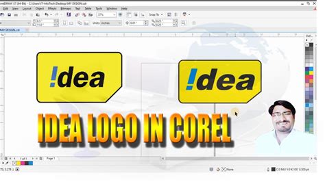 Idea Logo In Corel Draw X Coreldraw Coraldrawbasictutorial Jk