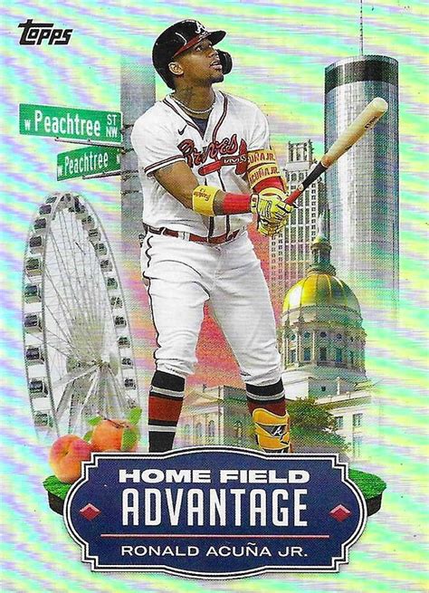 Topps Home Field Advantage Ha Ronald Acuna Jr Trading Card