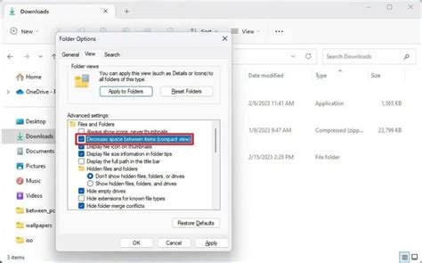 Como ativar a visualização compacta do File Explorer no Windows 11