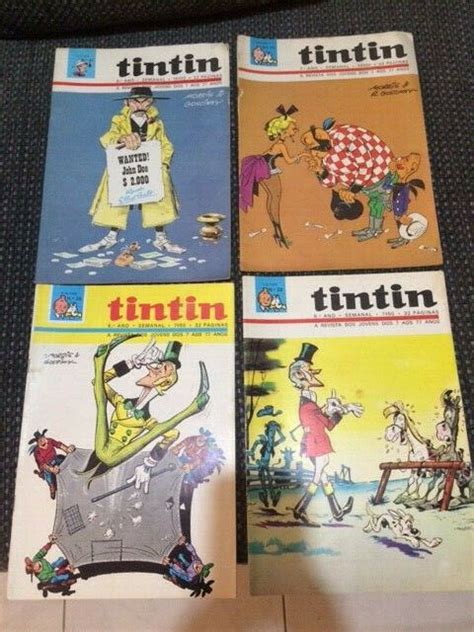 Comicsvalue Tintin Journal Lot Asterix Lucky Luke And Tintin