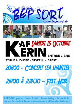 Fest Noz à Brest le 15 octobre 2022 Tamm Kreiz