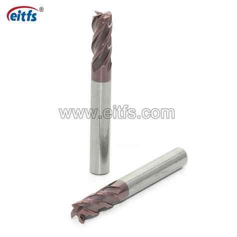 HRC45 Standard 4 Flute Carbide Flat End Mills For CNC Machine China