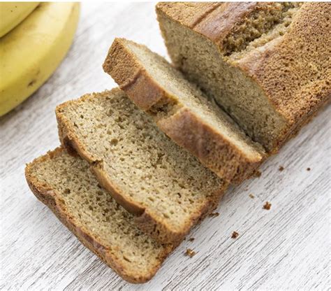 Pan de plátano sin gluten