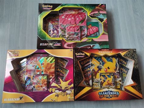 Bisaflor Vmax Pikachu V Alakazam V Box Kaufen Auf Ricardo