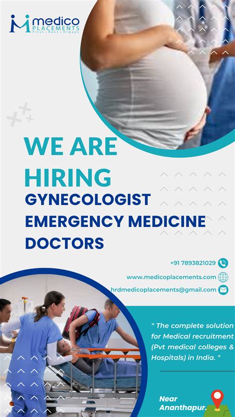 Gynecologist Emergency Medicine Doctors Medico Placements