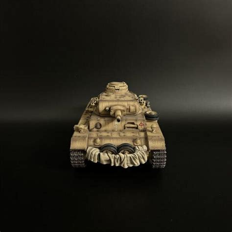 DAK PzKpw III Ausf N Black Spades 15th Panzer Division AX033 Metal