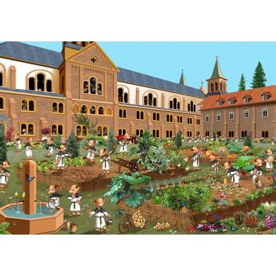 Puzzle Monastery Grafika F Pieces Jigsaw Puzzles Humour