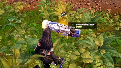 Fortnite New Mythic Cybertron Cannon Gameplay In Fortnite Where To Get Cybertron Cannon