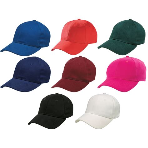 Structured 6 Panel Plain Heavy Brushed Cotton Baseball Cap China