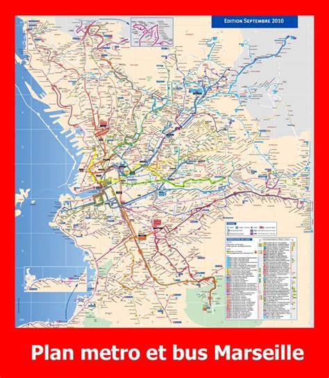 Plan De Métro Et Bus Marseille Plan De Métro Marseille Métro