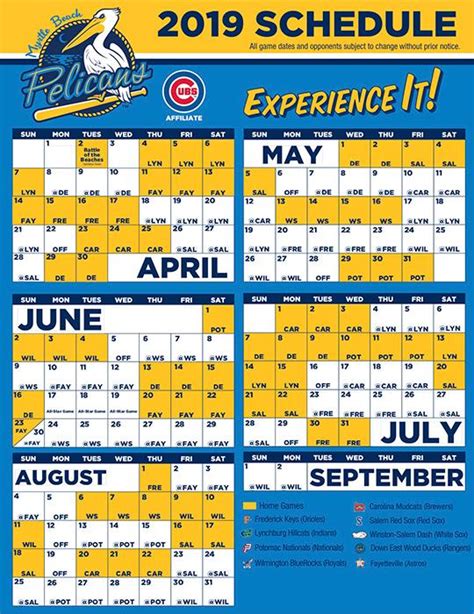 Myrtle Beach Pelicans Schedule 2024 Manon Rubetta