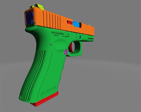 Descargar archivo STL Glock 19 Gen 3 Pistola de utilería Objeto