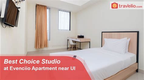 Room Tour Best Choice Studio At Evenciio Apartment Near Ui Youtube