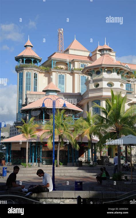 Mauritius Port Louis Le Caudan Waterfront Stock Photo Alamy