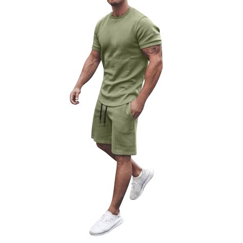 Yubnlvae Summer Shorts Shirts Beach Short Piece Sleeve Mens Pants