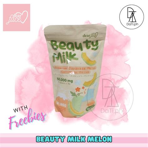 Dear Face Beauty Milk Premium Japanese MELON Collagen Drink Lazada PH