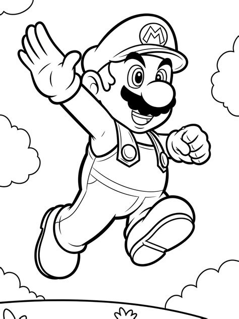 Super Mario Bros Para Colorir - 5