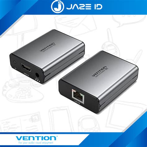 Vention Hdmi Extender Via Single Lan Rj Transmitter Receiver Extend