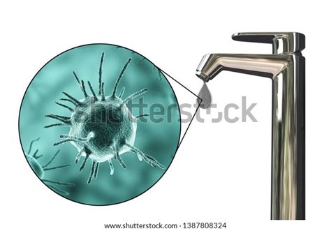 Safety Drinking Water Concept 3d Illustration Stock Illustration 1387808324 Shutterstock