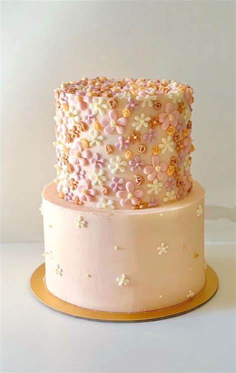 Birthday Cake Inspirations For Every Age Daisy Two Tier Cake