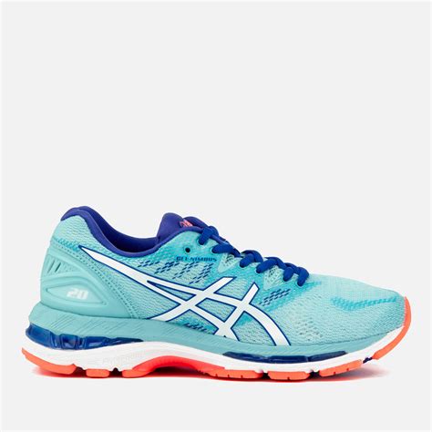 Asics Running Women's Gel-Nimbus 20 Trainers - Porcelain Blue/White ...