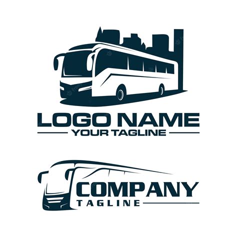 Premium Vector Bus And City Logo Template